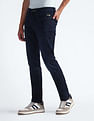 Flying Machine Mid Rise Slash Slim Tapered Fit Jeans