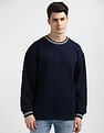 Tommy Hilfiger Jacquard Striped Relaxed Fit Sweater