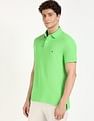 Tommy Hilfiger Solid Slim-Fit Cotton Polo Shirt