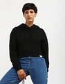 Calvin Klein Rib Mix Tab Hooded Sweatshirt