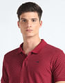 Flying Machine Cotton Pique All Over Print Polo Shirt
