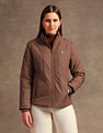 U.S. Polo Assn. Women Hooded Solid Padded Jacket