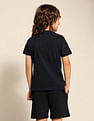 U.S. Polo Assn. Kids Boys Brand Printed Pure Cotton T-Shirt