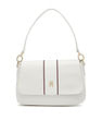 Tommy Hilfiger Solid White Nylon Sling Bag
