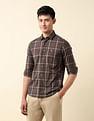 U.S. Polo Assn. Plaid Checked Tailored Fit Shirt
