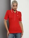 Tommy Hilfiger Slim Tipping Lyocell Polo Shirt