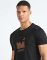 Flying Machine Graphic Print Slim T-Shirt