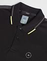 Arrow Newyork Ribbed Collar Solid Polo Shirt