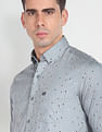 Arrow Sports Geometric Print Cotton Casual Shirt