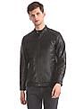 U.S. Polo Assn. Black Leather Biker Jacket