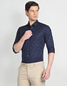 Arrow Newyork Geometric Print Slim Fit Formal Shirt