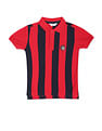 U.S. Polo Assn. Kids Vertical Stripe Cotton Polo Shirt