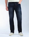 Flying Machine F-Jango Relaxed Straight Fit Whiskered Jeans