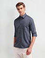 Arrow Sport Manhattan Slim Fit Floral Print Shirt