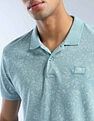 Flying Machine Floral Printed Essentials Polo Shirt