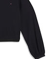 Tommy Hilfiger Kids Girls Brand Tape Rib T-Shirt
