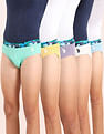 USPA Innerwear Boys Cotton Spandex Solid Briefs - Pack Of 5