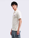 Flying Machine Typography Printed Relaxed Polo Shirt