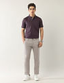 Arrow Solid Pure Cotton Polo Shirt