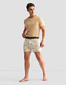 USPA Innerwear Printed Cotton OEX09 Boxers - Pack Of 2