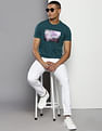 Calvin Klein Crew Neck Photo Print T-Shirt