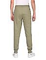 Calvin Klein Men Olive Slim Fit Brand Tape Joggers