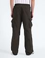 Flying Machine Mid Rise Loose Fit Cargo Pants