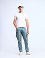 Flying Machine Cobain Loose Fit Blue Jeans