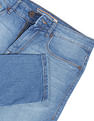 Flying Machine Stone Wash Slash Slim Tapered Fit Jeans
