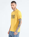 Flying Machine Pure Cotton Brand Print T-Shirt