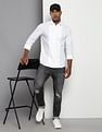 Calvin Klein Solid Slim Fit Casual Shirt