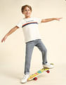 U.S. Polo Assn. Kids Boys Relaxed Fit Grey Jeans