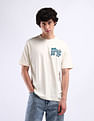 Flying Machine Graphic Print Cotton T-Shirt