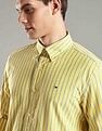 Tommy Hilfiger Striped Regular Fit Cotton Shirt