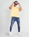 Flying Machine Skinny Fit Cropped Jeans