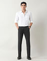 Arrow Slim Fit Dobby Weave Trousers