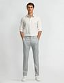 Arrow Newyork Manhattan Slim Fit Pinstriped Shirt