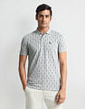 Arrow Sports Geometric Print Regular Polo Shirt