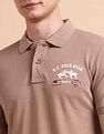 U.S. Polo Assn. Denim Co. Brand Printed Muscle Fit Polo Shirt
