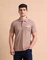 U.S. Polo Assn. Denim Co. Brand Printed Muscle Fit Polo Shirt