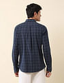 U.S. Polo Assn. Grid Tattersall Checked Tailored Fit Shirt
