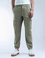 Flying Machine Mid Rise Relaxed Fit Joggers
