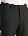 Arrow Slim Fit Flannel-Smart Flex Trousers
