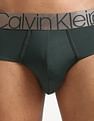 Calvin Klein Underwear Mens Solid Green Briefs