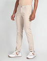 Arrow Sports Low Rise Flat Front Trousers