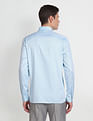Arrow Patterned Weave Slim Fit Shirt