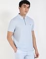 Tommy Hilfiger Solid Regular-Fit Cotton Polo Shirt