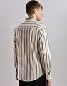 Calvin Klein Jeans Vertical Stripes Slim Fit Plain Woven Shirt