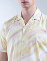 Flying Machine Abstract Printed Color Of Home Shirt