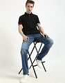 Tommy Hilfiger Mid-Wash Slim-Fit Mid-Rise Jeans